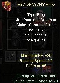 Red Dragon ring